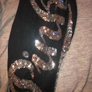 Love pink sequin shirt